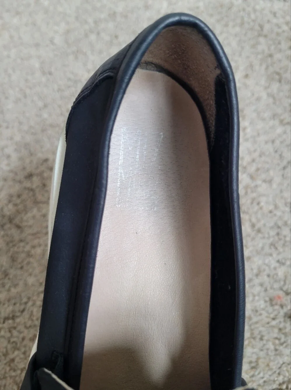 Miz Mooz Vicky Black Leather‎ Platform Loafers